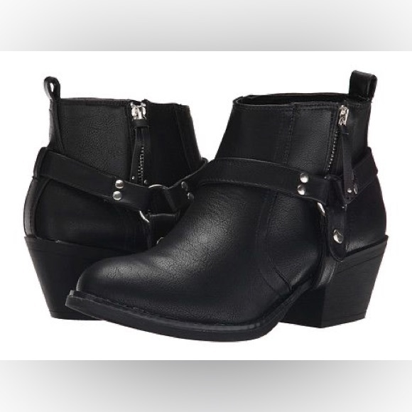 Report “Altea” Black Moto Booties - Picture 1 of 5